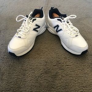 New Balance 623 Men’s Shoes Size 12.5 White With Navy Blue